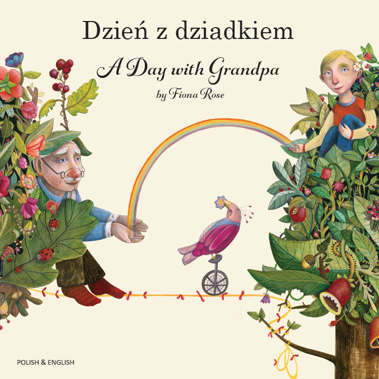 A Day with Grandpa Polish and English
